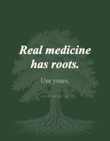 Real Medicine Has Roots — Forest register