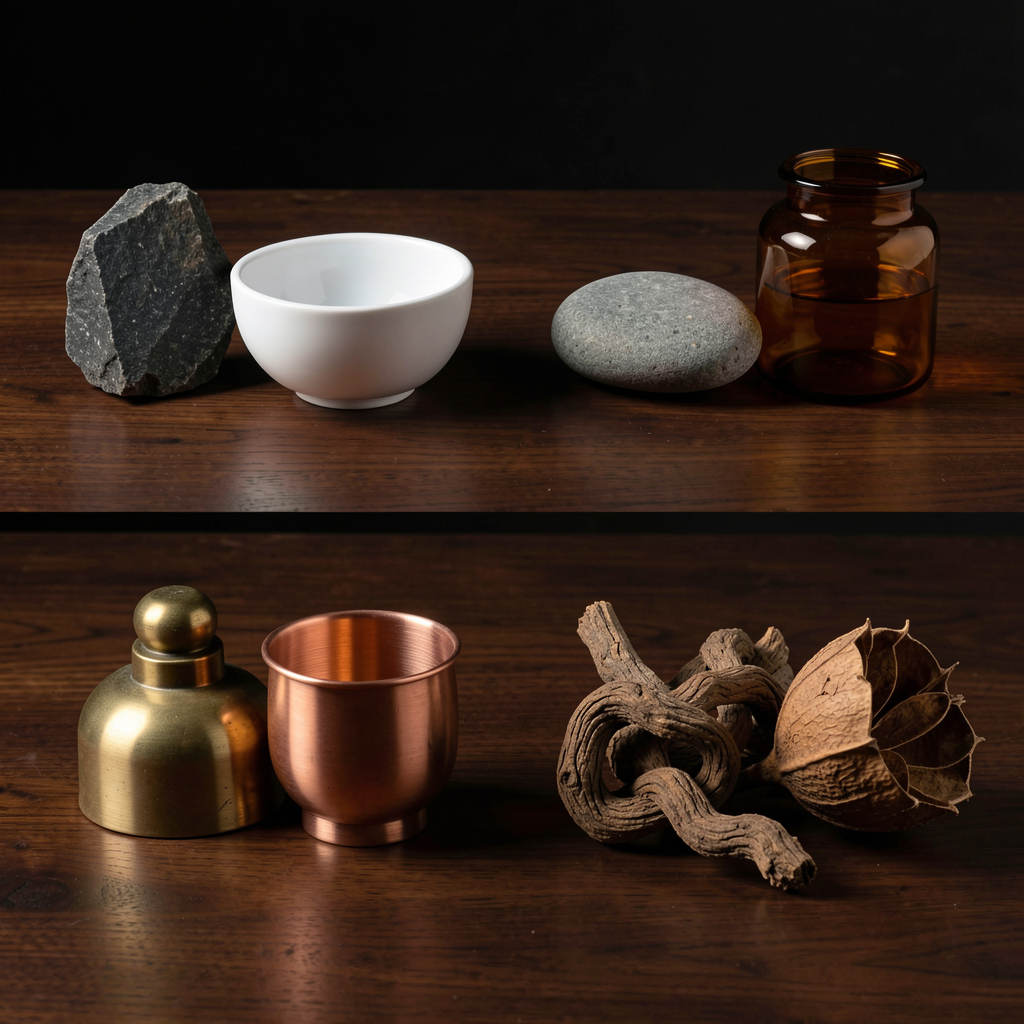Four pairs of contrasting objects — the eight diagnostic principles