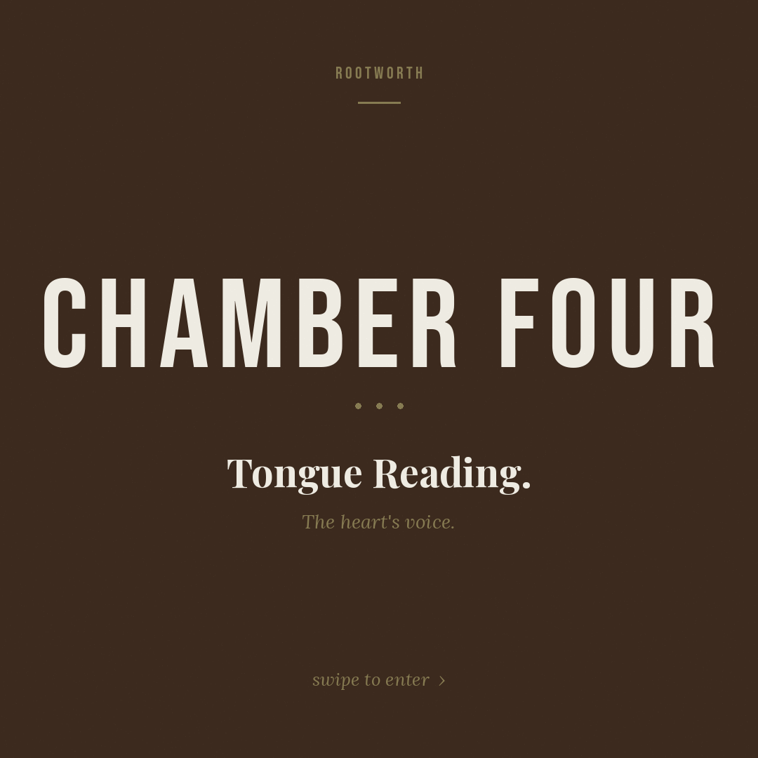 Chamber Four cover — Tongue.