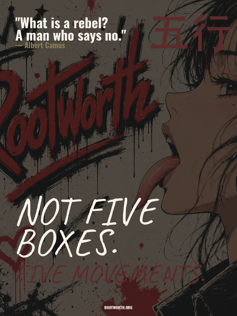 Not Five Boxes — Five Phases poster