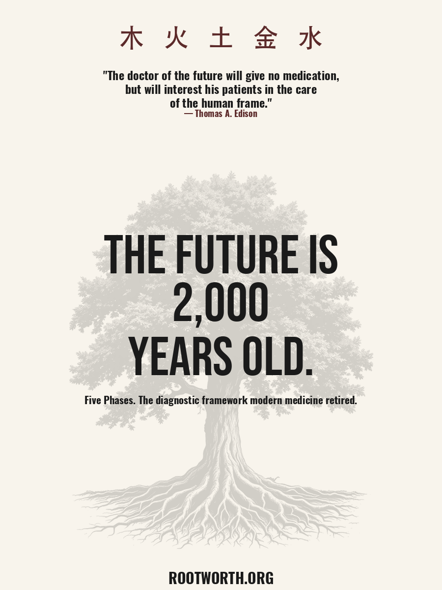 The Future Is 2,000 Years Old — Five Phases poster