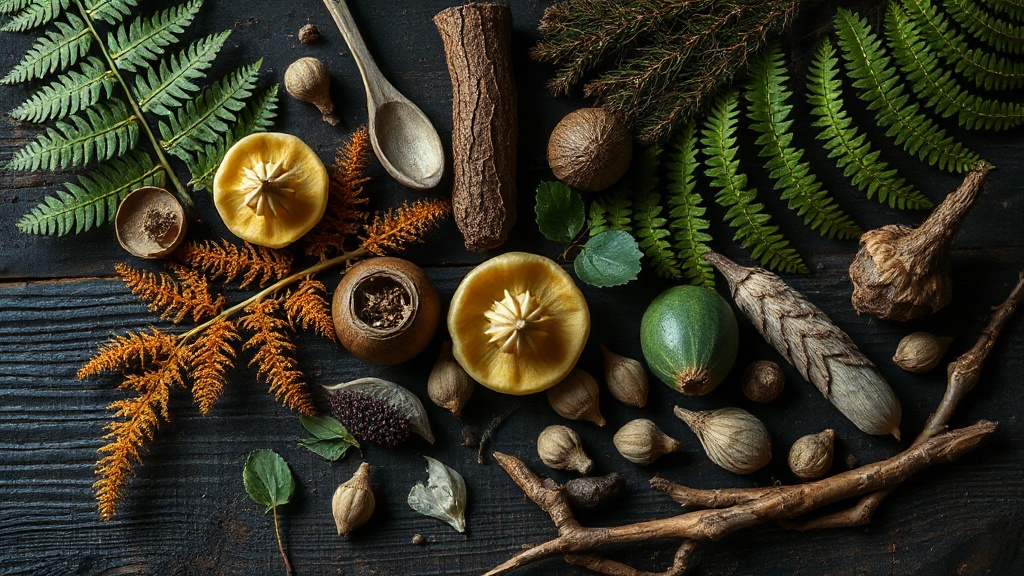 Botanical still life representing the constitutional root of reproductive health
